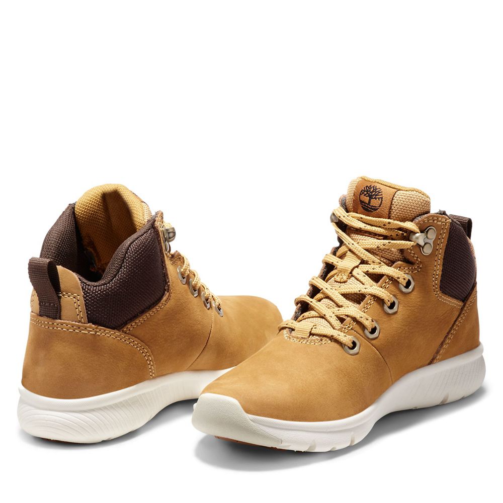 Bocanci De Drumeție Timberland Copii Maro - Junior Boltero Mid - Romania - NDSCHJ203